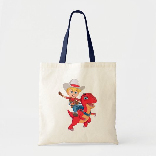 Jon en Blitz | Dino Ranch Tote Bag (Voorkant)