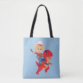 Jon en Blitz | Dino Ranch Tote Bag (Voorkant)