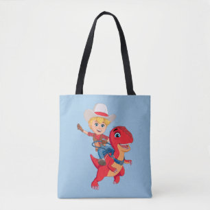 Jon en Blitz   Dino Ranch Tote Bag