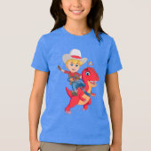 Jon en Blitz | Dino Ranch Tri-Blend Shirt (Voorkant)