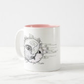 © Jon & Erson:XIX Tweekleurige Koffiemok (Voorkant links)