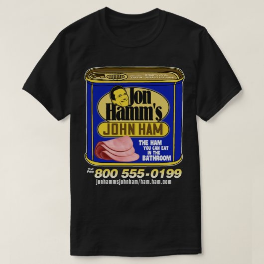 Jon Hamms John Ham T-shirt (Design voorkant)