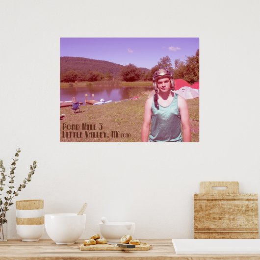 Jon Holtz Pond Mile 3 Poster (Keuken)