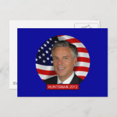 Jon Huntsman 2012 Briefkaart (Voorkant / Achterkant)