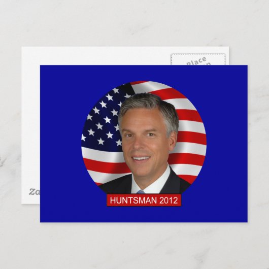 Jon Huntsman 2012 Briefkaart (Voorkant / Achterkant)