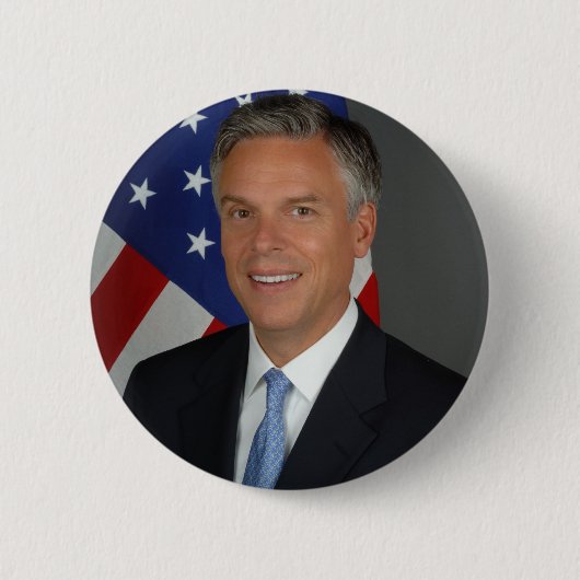 Jon Huntsman Button (Voorkant)