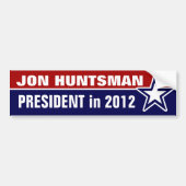 Jon Huntsman in 2012 Bumpersticker (Voorkant)