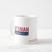Jon Huntsman President 2012 Koffiemok (Voorkant links)