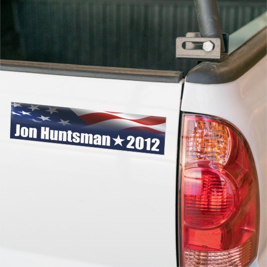 Jon Huntsman voor President Bumpersticker (Op Truck)