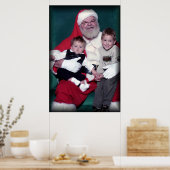 jon logan met santa poster (Keuken)