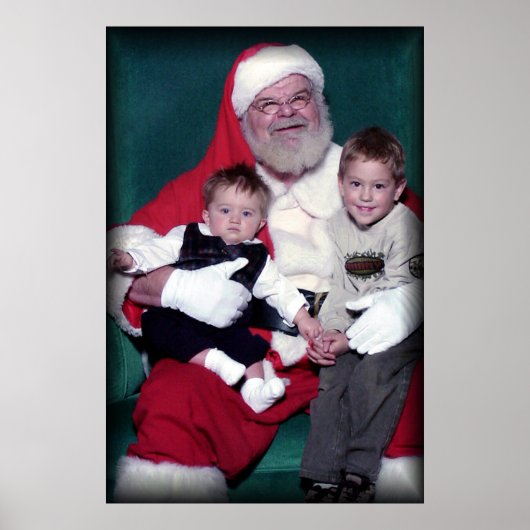 jon logan met santa poster (Voorkant)