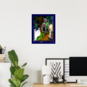 Jon On Cliff Poster (Thuiskantoor)