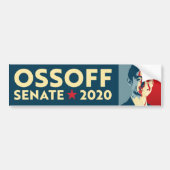 Jon Ossoff 2020 Bumpersticker (Voorkant)