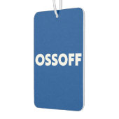 Jon Ossoff Georgia Senaat start een blauwe witte a Luchtverfrisser (Links)