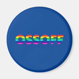 Jon Ossoff Georgia Senate runt pride lgbt blue Magneet