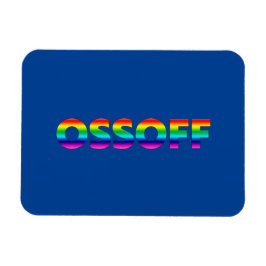Jon Ossoff Georgia Senate runt pride lgbt blue Magneet