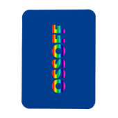 Jon Ossoff Georgia Senate runt pride lgbt blue Magneet (Verticaal)