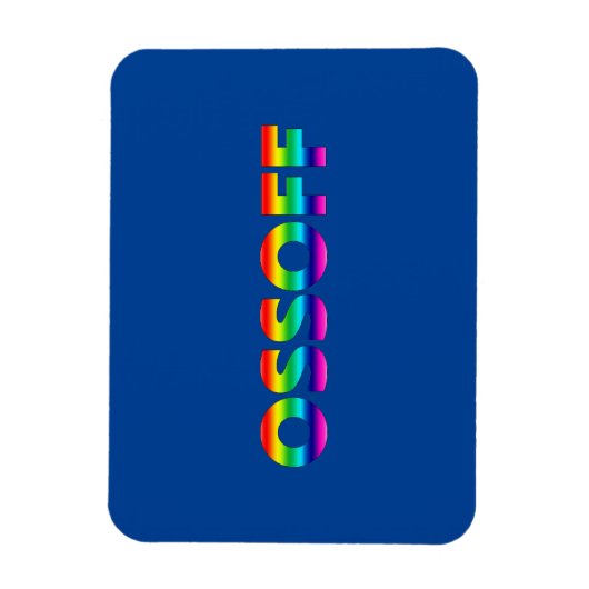 Jon Ossoff Georgia Senate runt pride lgbt blue Magneet (Verticaal)