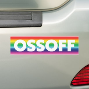 Jon Ossoff Georgia Senate runt pride lgbt bumper Bumpersticker