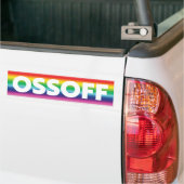 Jon Ossoff Georgia Senate runt pride lgbt bumper Bumpersticker (Op Truck)