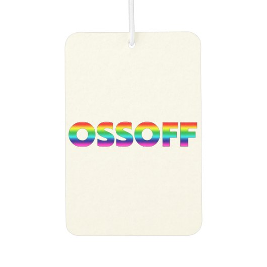 Jon Ossoff Georgia Senate runt pride lgbtq lgbt Luchtverfrisser (Voorkant)