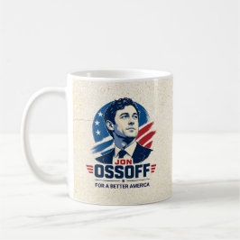 Jon Ossoff | Voor een beter Amerika | Politiek Koffiemok