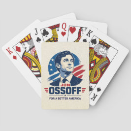 Jon Ossoff | Voor een beter Amerika | Politiek Pokerkaarten