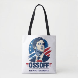 Jon Ossoff | Voor een beter Amerika | Politiek Tote Bag