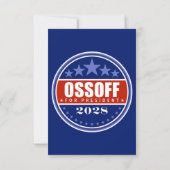 Jon Ossoff voor President 2028 (Achterkant)