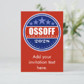 Jon Ossoff voor President 2028 (Staand voorkant)