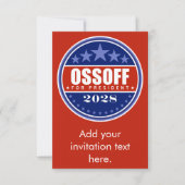 Jon Ossoff voor President 2028 (Voorkant)