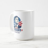 Jon Ossoff voor President 2028 Koffiemok (Voorkant links)