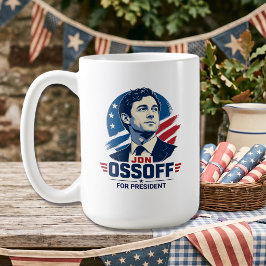 Jon Ossoff voor President 2028 Koffiemok