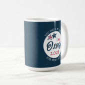 Jon Ossoff voor President 2028  Koffiemok (Voorkant rechts)