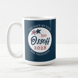 Jon Ossoff voor President 2028 Koffiemok
