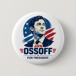 Jon Ossoff voor President 2028 Ronde Button 5,7 Cm