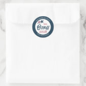 Jon Ossoff voor President 2028 Ronde Sticker (Tas)