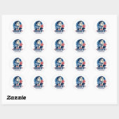 Jon Ossoff voor President 2028 Ronde Sticker (Vel)