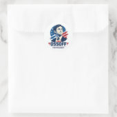 Jon Ossoff voor President 2028 Ronde Sticker (Tas)