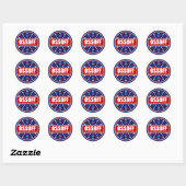Jon Ossoff voor President 2028 Ronde Sticker (Vel)