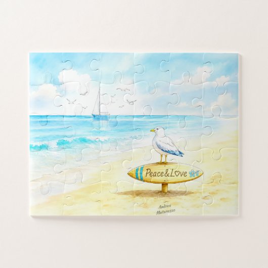 Jon Seagull - Vrede & Liefde Legpuzzel (Horizontaal)