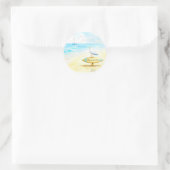 Jon Seagull - Vrede & Liefde Ronde Sticker (Tas)