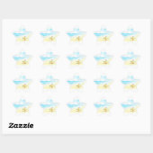 Jon Seagull - Vrede & Liefde Ster Sticker (Vel)
