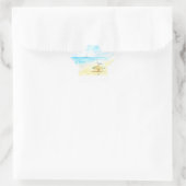 Jon Seagull - Vrede & Liefde Ster Sticker (Tas)