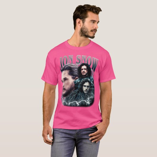 Jon Snow  Style T-shirt (Voorkant volledig)