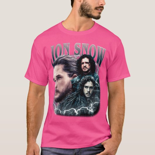 Jon Snow  Style T-shirt (Voorkant)