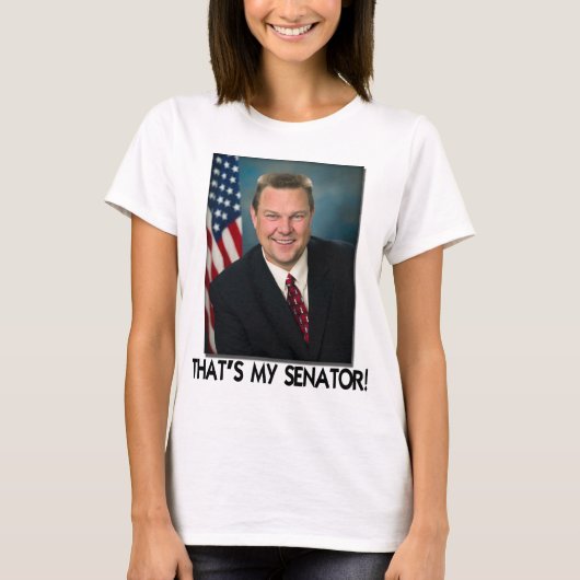 Jon Tester, dat is mijn senator. T-shirt (Voorkant)