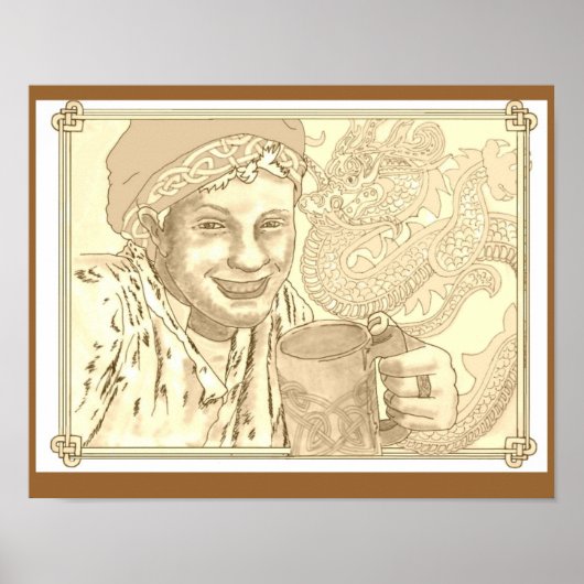 Jon the Dragon Hunter Poster (Voorkant)