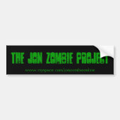 Jon Zombie Project sticker (Voorkant)