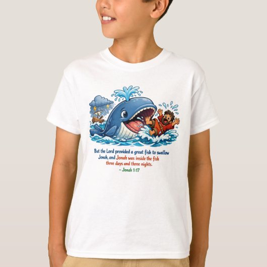 Jona 1:17 t-shirt (Voorkant)